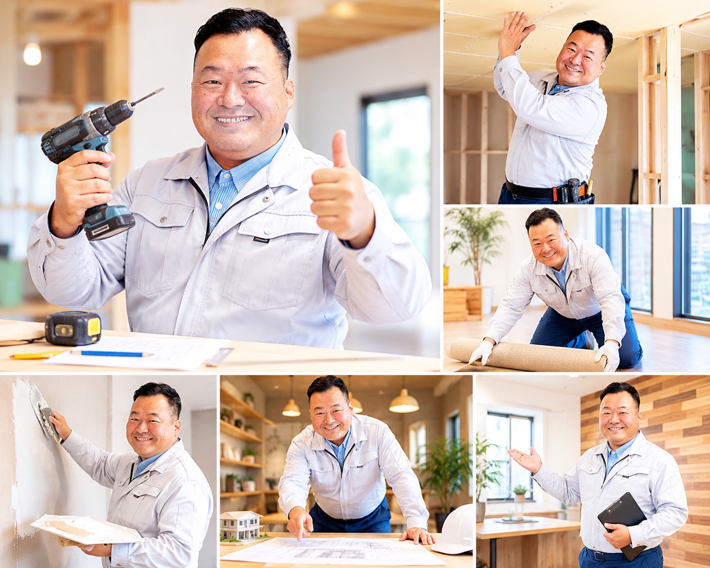 豊ノ島さんの施工風景