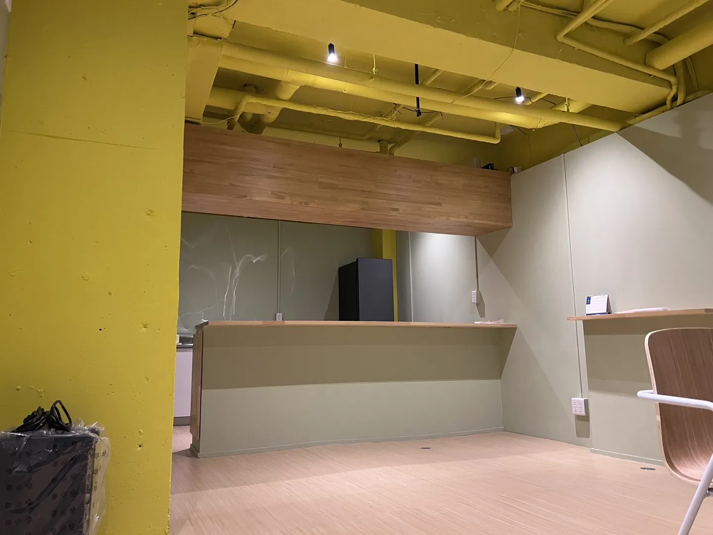 カウンター施工